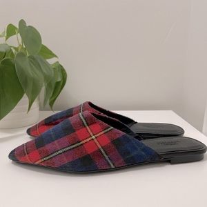 Urban Outfitters | Mules | Plaid